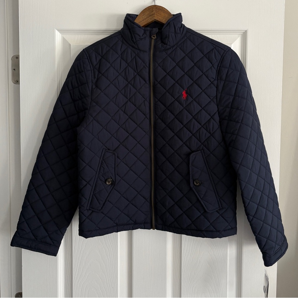 Ralph Lauren Navy Quilted Jacket